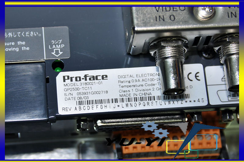 PROFACE GP2600-TC11 TOUCH & GP2000-VM41 2980020-01 - PLC DCS SERVO 